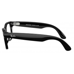 Умные очки Ray-Ban Meta* Wayfarer Gen 2 Shiny Black, Фотохромные линзы Clear to Graphite Green Transitions (RW4012), размер M